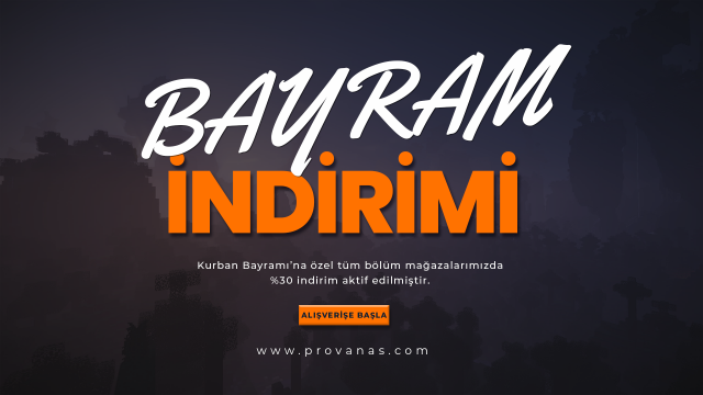 Provanas Haber - Kurban Bayramına Özel %30 indirim Aktif!!!
