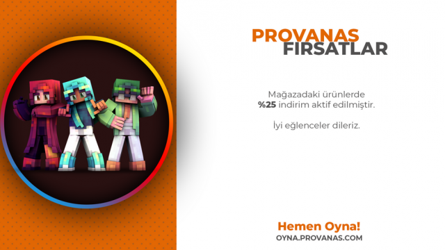 Provanas Haber - %25 Çarşamba İndirimi