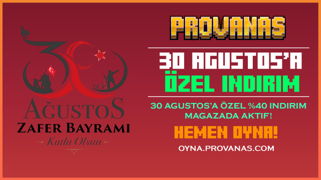 Provanas Haber - 30 Ağustos Zafer Bayramı Kutlu Olsun