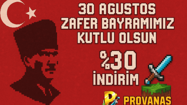 Provanas Haber - 30 Ağustos Zafer Bayramımız Kutlu Olsun!