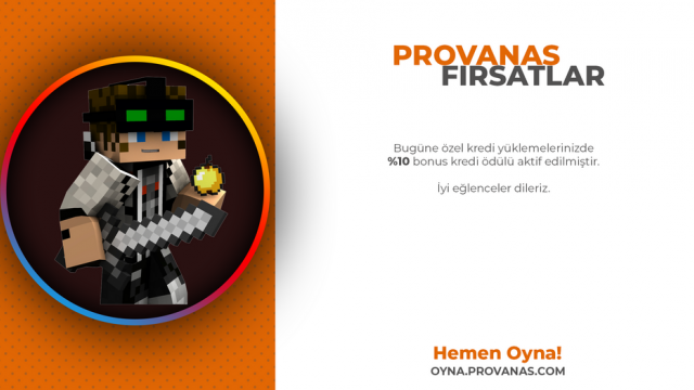 Provanas Haber - %25 Hafta Sonu İndirimi ve %10 Kredi Bonusu