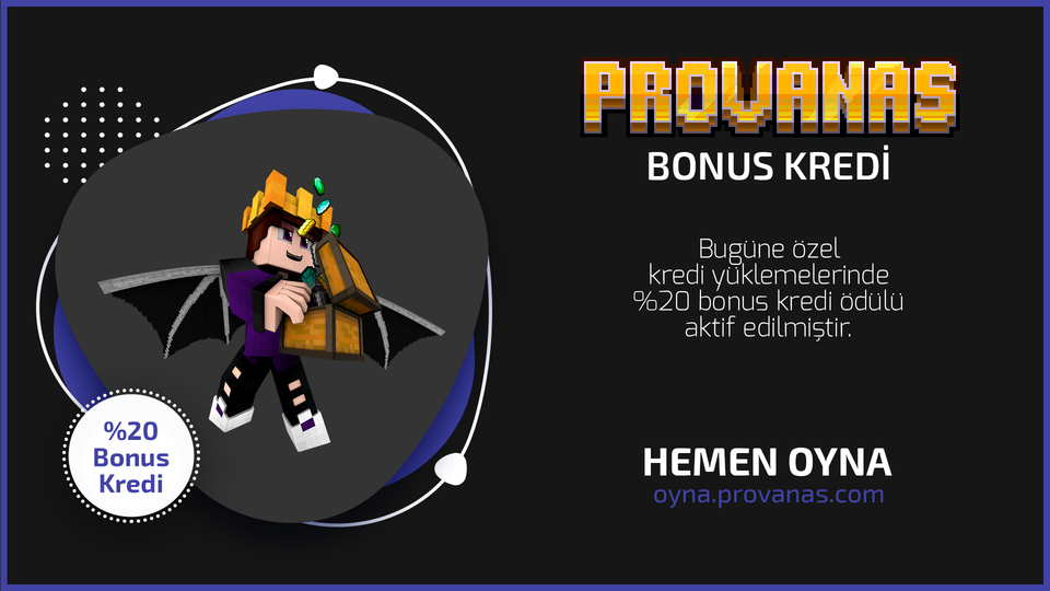 Provanas Haber - HAFTA SONUNA ÖZEL İNDİRİM VE BONUS KREDİ