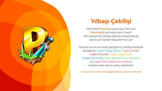 Provanas Haber - Yılbaşı Çekilişi!