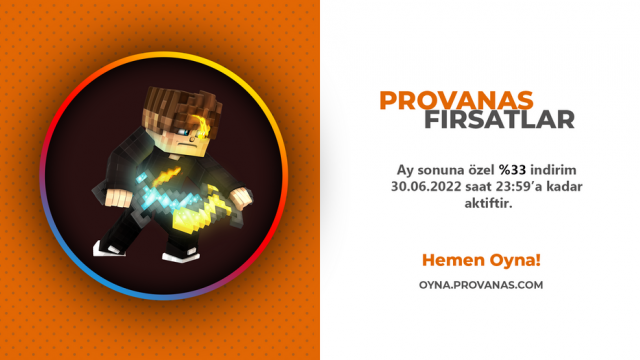 Provanas Haber - %33 Ay Sonu İndirimi