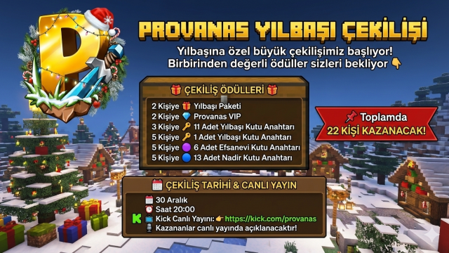 Provanas Haber - PROVANAS YILBAŞI ÇEKİLİŞİ