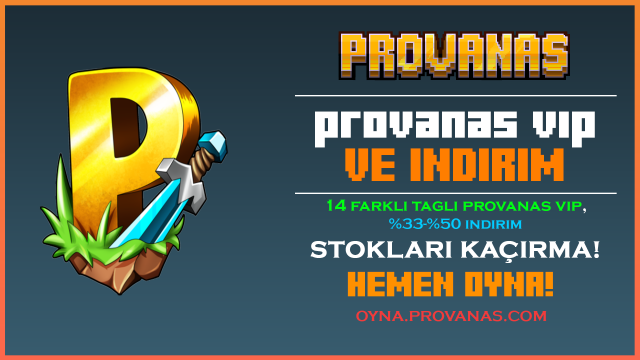 Provanas Haber - Provanas VIP ve %33 Yaz İndirimi!