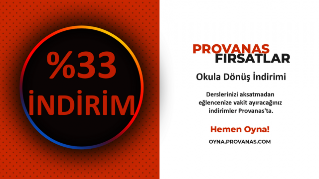 Provanas Haber - Okula Dönüş İndirimi
